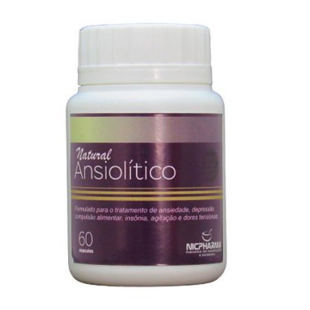 Ansiolítico Natural 60 cápsulas Nicpharma