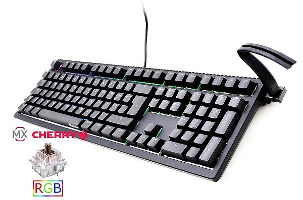 Teclado Mecânico Ducky Channel SHINE 6 Switch Marron Iluminação RGB (DKSH1608ST-BUSPDAAT1)