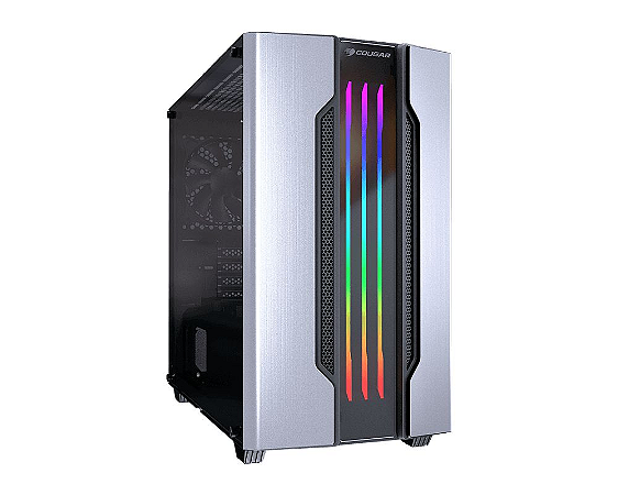 Gabinete Gamer Cougar Gemini M Silver - 385TMB0.0002