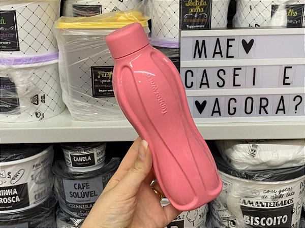 Eco Tupper Rosa Quartzo 500 ml Rosca