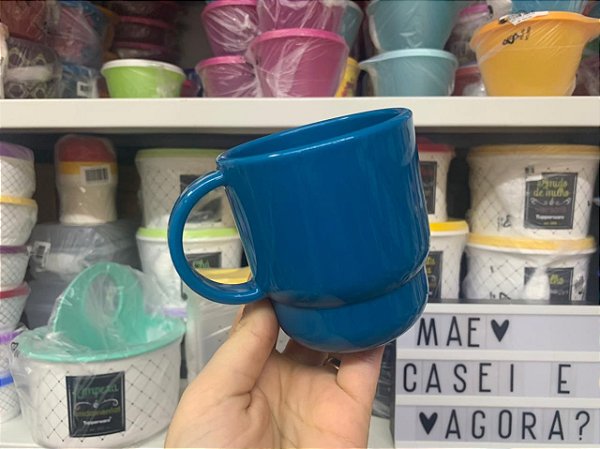 Caneca 370 ml Azul Petroleo