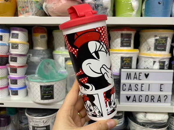 Copo com Bico 470 ml Minnie