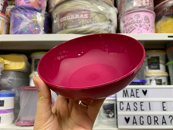 Tigela Floresta 700 ml Rosa Escuro