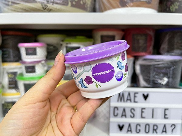 Potinho Bicarbonato de Sódio Floral 140 ml