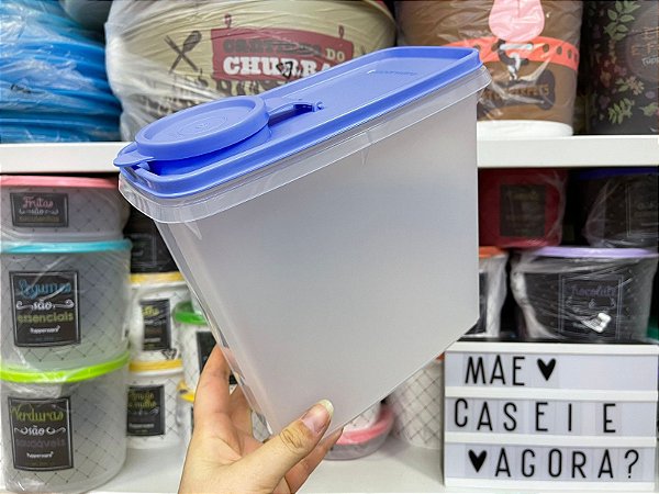 Porta Cereal 2,8 Litros Azul