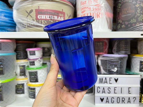 Serve e Conserve Redondo 500ml Azul
