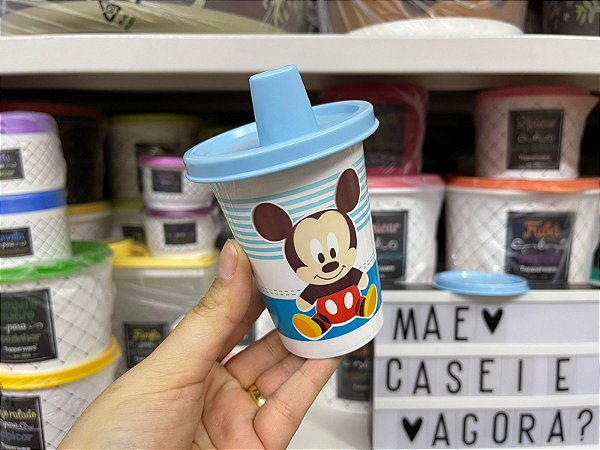 Copinho com Bico 200 ml Baby Mickey