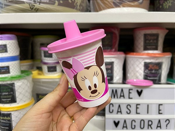 Copinho com Bico 200 ml Baby Minnie