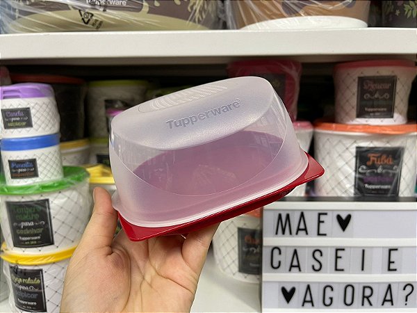 Smart Queijeira Mini Base Vermelha
