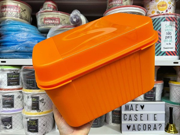 Visual Box Com Bandeja 4,5 Litros Laranja
