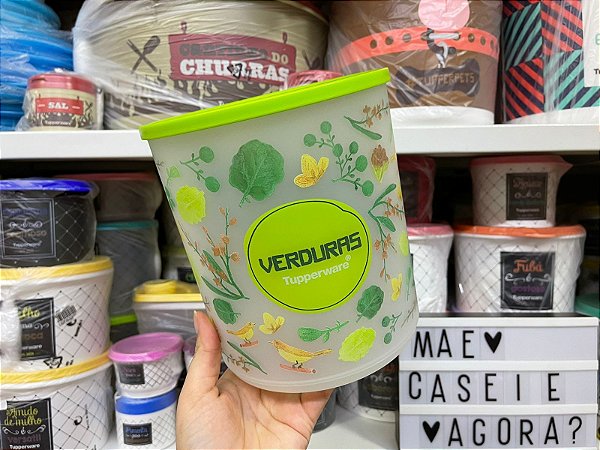 Refri Line Redondo Floral 3,3 L Verduras