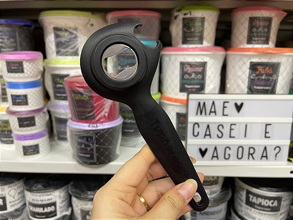 Abridor de Garrafa Preto