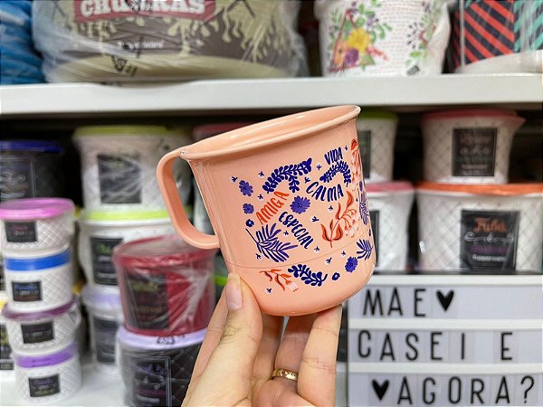Caneca 350 ml Jardim das Mães