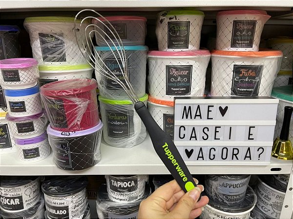 Batedor Metálico Essencial Verde