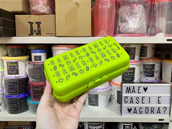 Porta Sanduíche Retangular Gamer