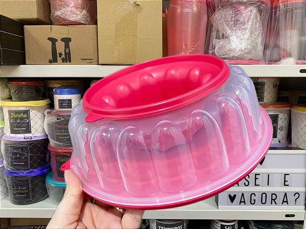 Modele 1,5 Litros Transparente e Rosa