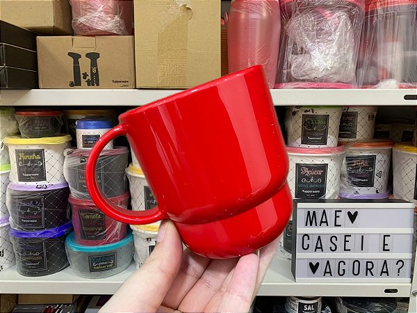 Caneca 370 ml Vermelho Mais Claro