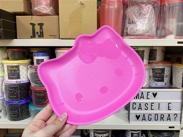 Prato Hello Kitty Rosa