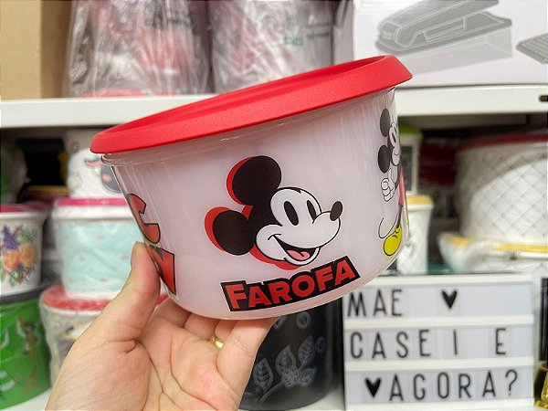 Tupperware Pote Master Mágico Farofa Mickey 600 g - Disney - Mãe