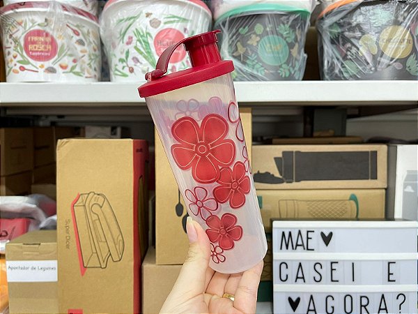 Copo com Bico 470 ml Flores