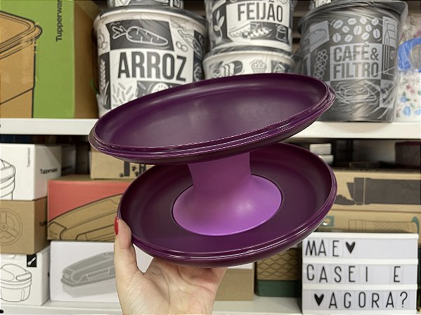 Suporte Versátil Roxo Claro e Escuro