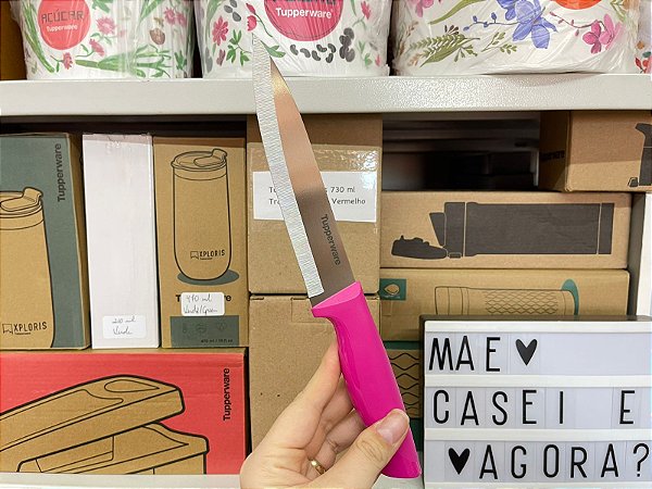 Faca Média Rosa