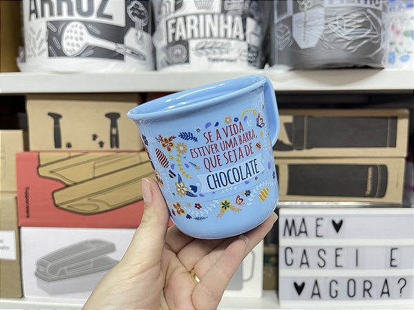 Caneca Páscoa Azul 350 ml