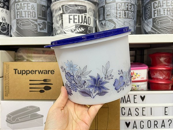 Tupper Caixa 1,7 L Aquarela Azul