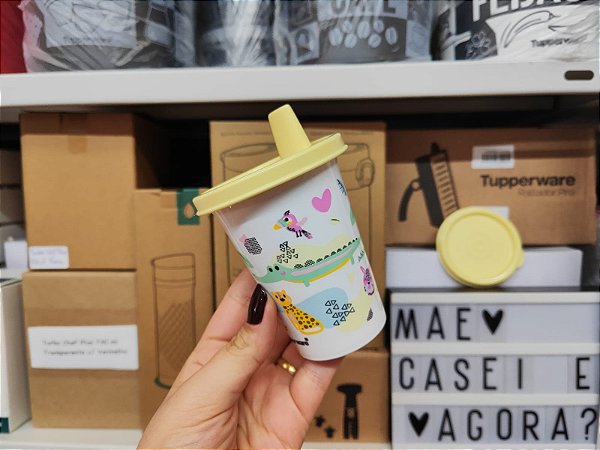 Copinho com Bico 200ml Mini Floresta