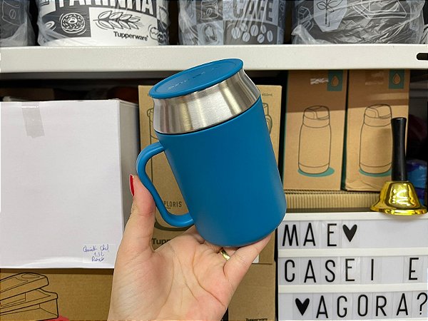 Caneca Térmica 400 ml Azul