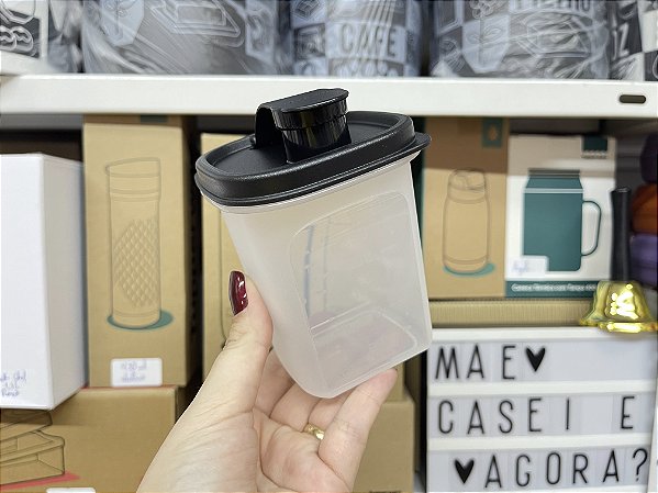 Tupper Slim 350ml Preto