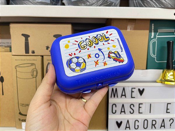 Tupper Snack Pequeno Futebol