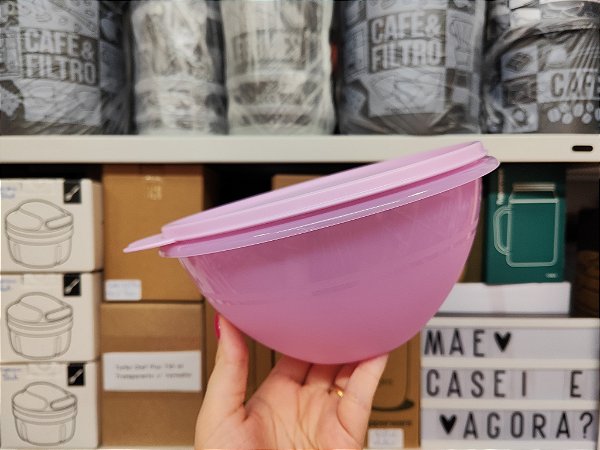 Tigela Maravilhosa 1 Litro Rosa Bebê