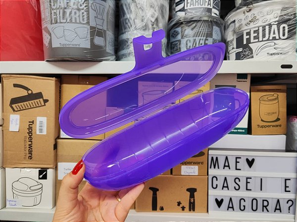Conserva Metade Oval Lilás