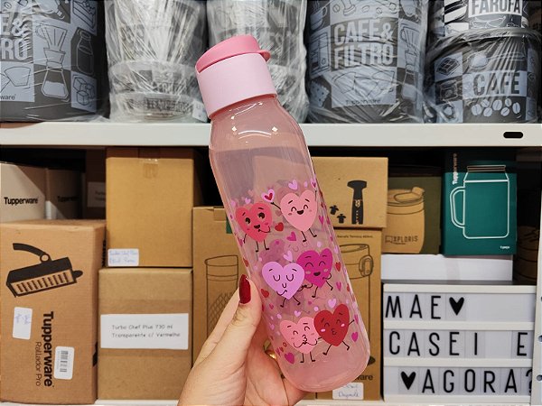 Eco Tupper Plus 750ml Corações - Importada