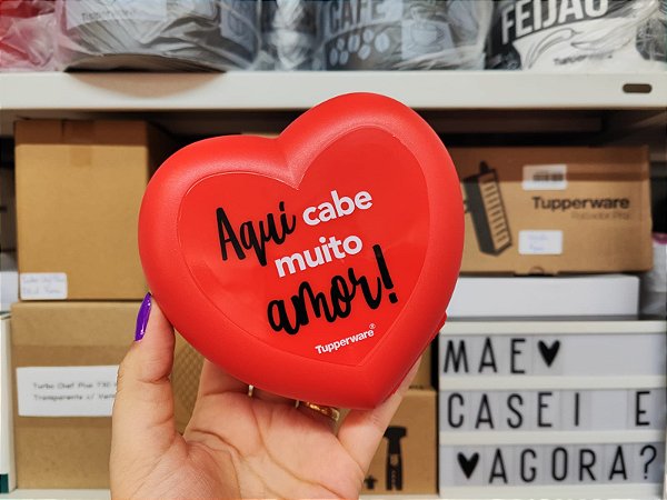 Tupper Coração Aqui Cabe Muito Amor