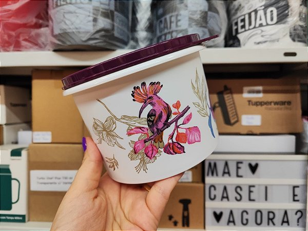 Tupper Caixa 1,1 L Botânica Aquarela