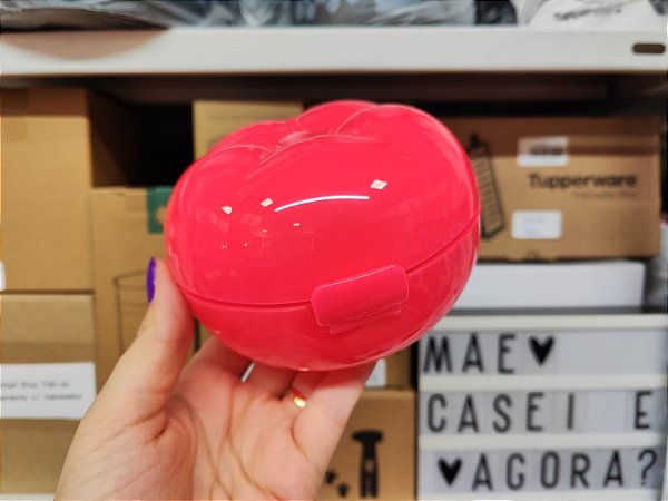 Tupper Tomate Vermelho Neon
