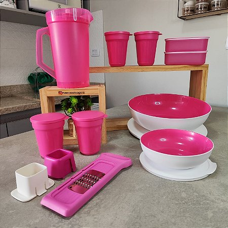 Kit 10 Peças Rosa Doce