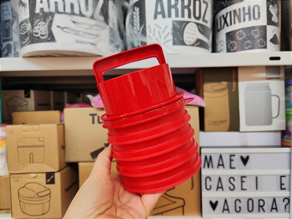 KIt 7 Peças Burguer Express Vermelho