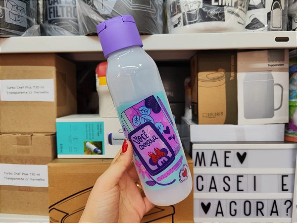 Eco Tupper Plus 750ml Minnie Auto Cuidado