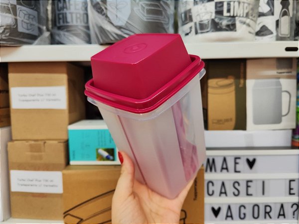 Serve e Conserve 1,2 Litros Levemente Transparente e Vinho