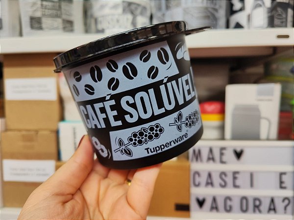 Tupper Redondinha Café Solúvel Pop Box 500 ml
