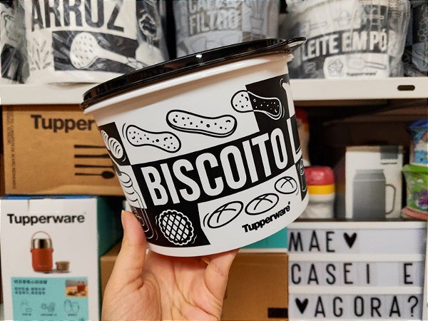 Tupper Caixa Biscoito Pop Box 2,4 Litros