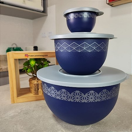 Kit 3 Peças Tigela Murano Oriente