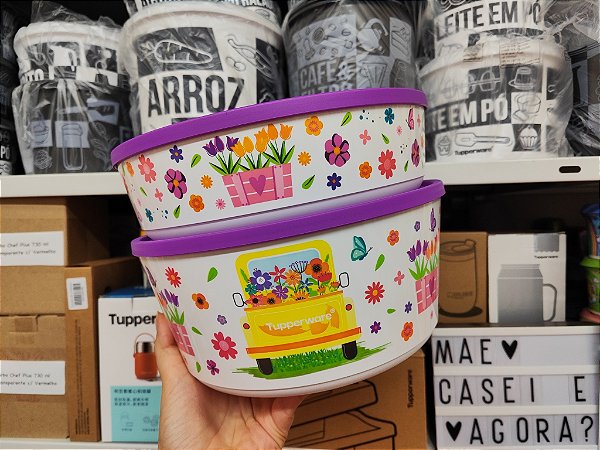 Kit 2 Peças Tigela Ilúmina Caminho das Flores