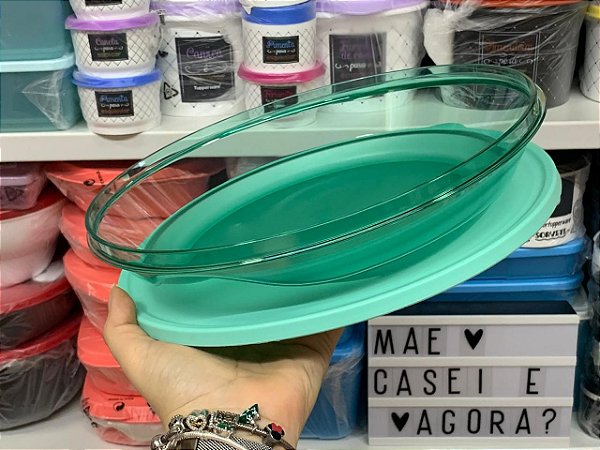 Tigela Design 1,5 Litros Verde Água