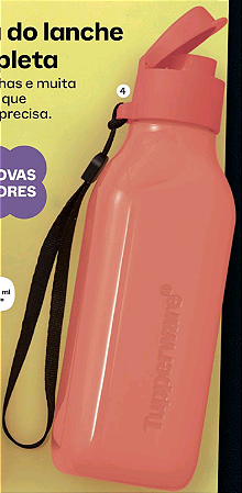 Eco Tupper Quadrada Plus 500 ml Melancia