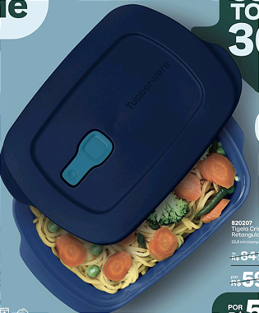 Cristalwave Retangular Geração II 1 L Azul