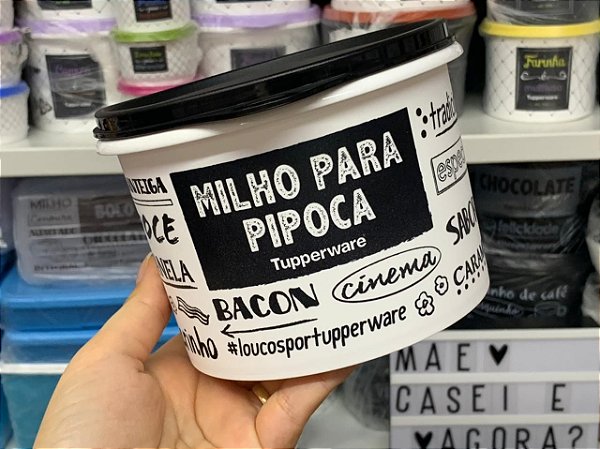 Tupper Caixa Milho para Pipoca PB 1 kg / 1,1 L